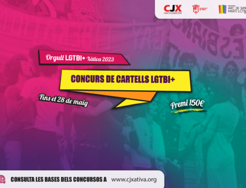 Ja es pot participar al Concurs de Cartells i de l’Orgull LGTBI+ Xàtiva 2023